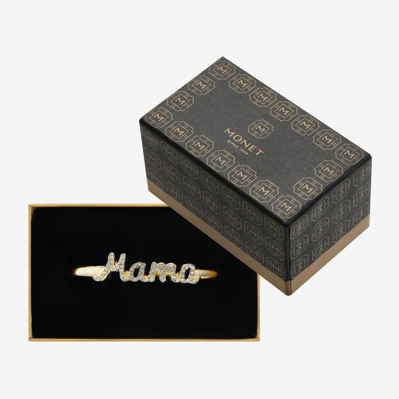 Monet Jewelry "Mama" Bangle Bracelet - Picture 1 of 7